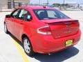 2008 Vermillion Red Ford Focus SES Sedan  photo #5