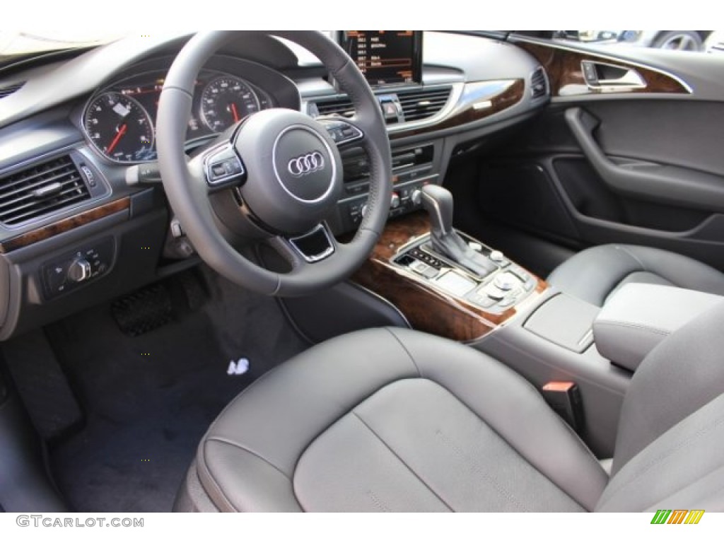 Black Interior 2016 Audi A6 2.0 TFSI Premium Plus quattro Photo #108452320