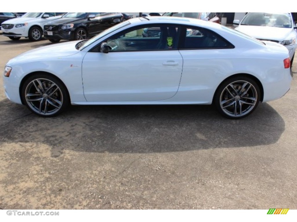2016 S5 Premium Plus quattro Coupe - Glacier White Metallic / Black photo #5