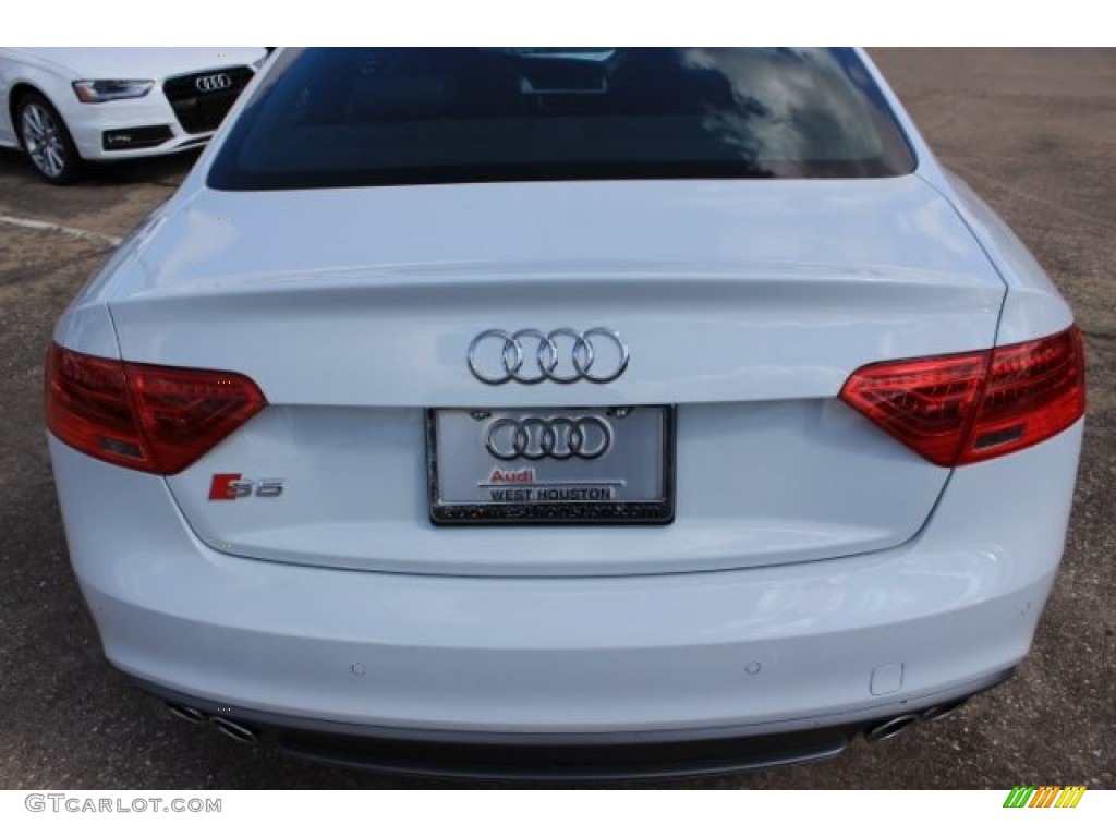 2016 S5 Premium Plus quattro Coupe - Glacier White Metallic / Black photo #7