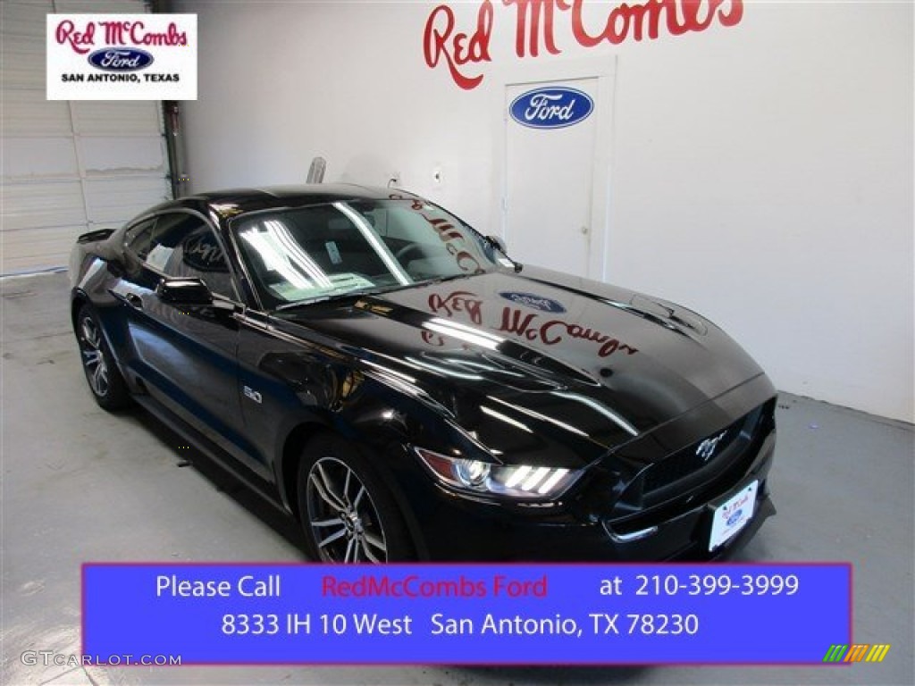 2016 Mustang GT Coupe - Shadow Black / Ebony photo #1