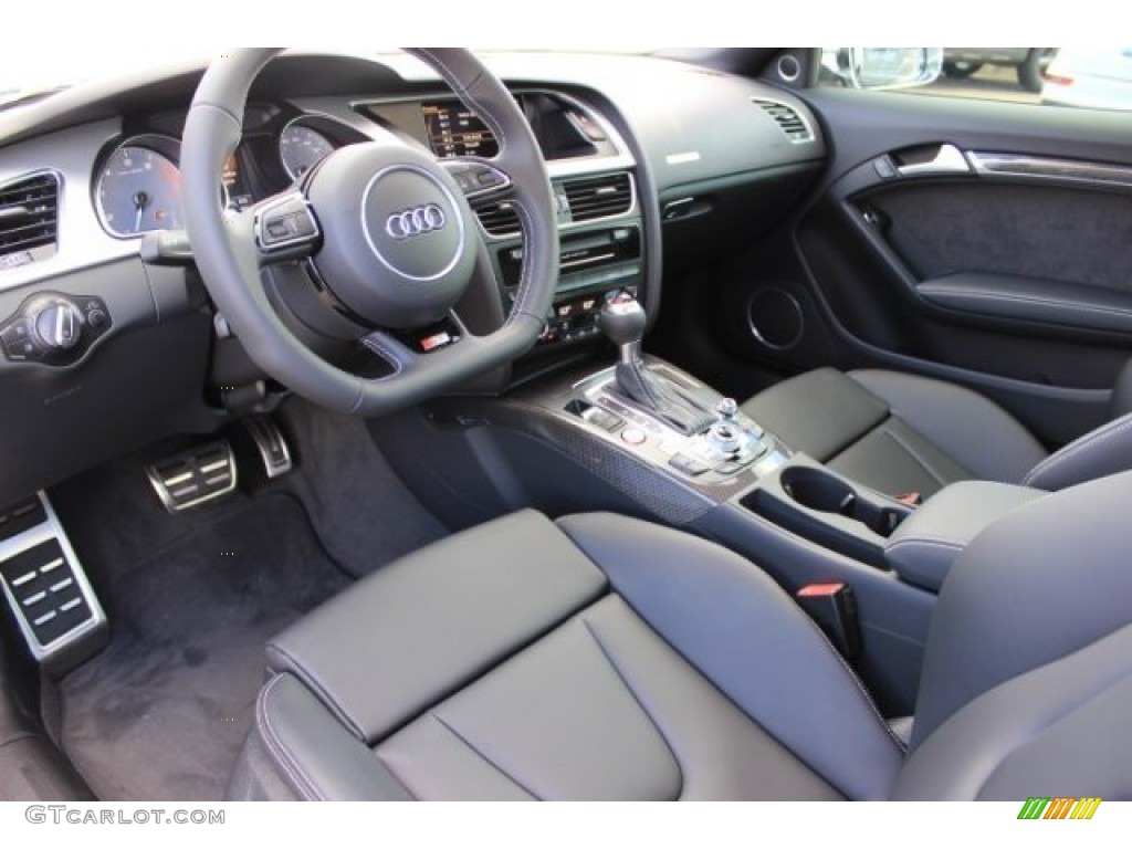 Black Interior 2016 Audi S5 Premium Plus quattro Coupe Photo #108456111