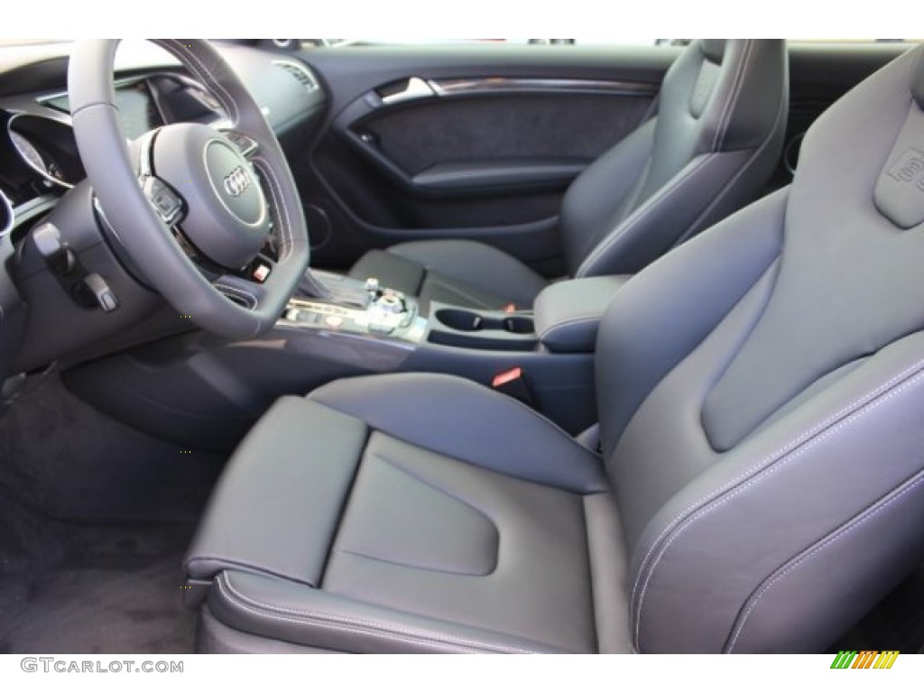 Black Interior 2016 Audi S5 Premium Plus quattro Coupe Photo #108456130