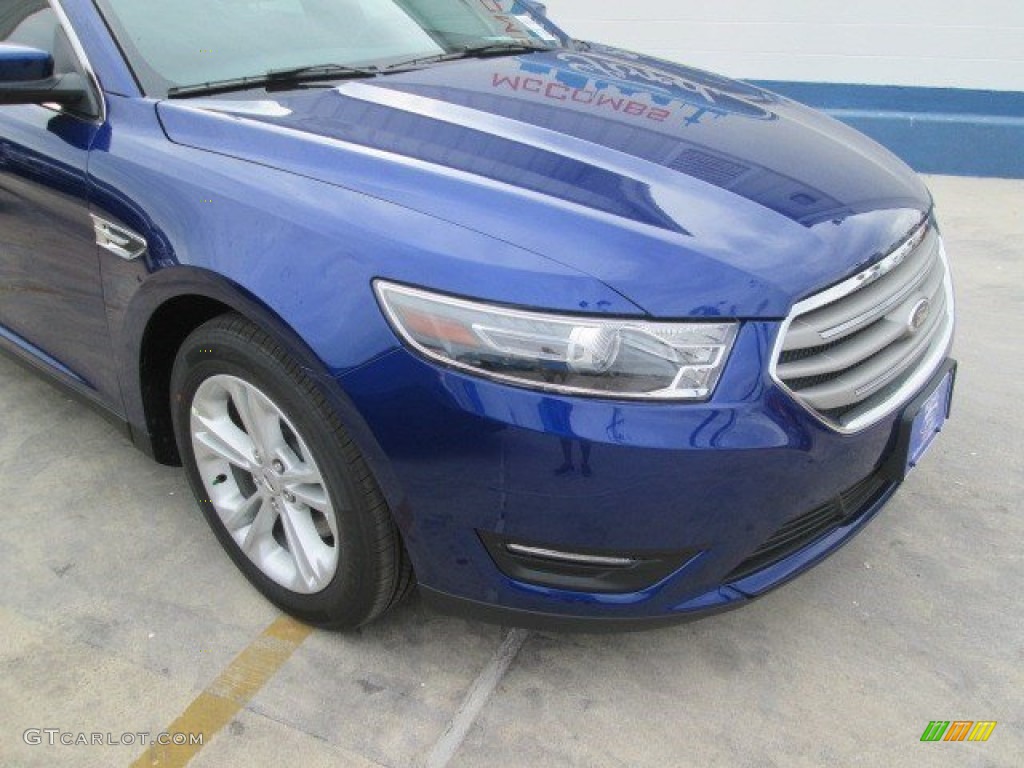 2015 Taurus SEL - Deep Impact Blue Metallic / Charcoal Black photo #2