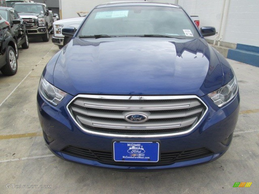 2015 Taurus SEL - Deep Impact Blue Metallic / Charcoal Black photo #5