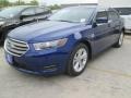 2015 Deep Impact Blue Metallic Ford Taurus SEL  photo #6