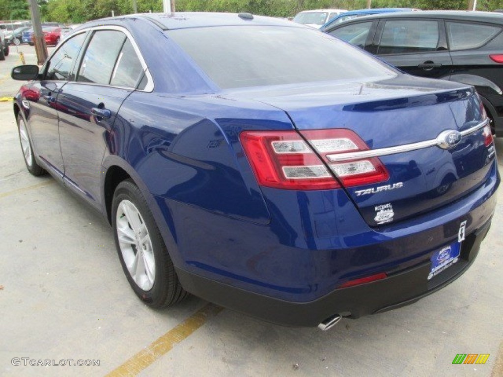 2015 Taurus SEL - Deep Impact Blue Metallic / Charcoal Black photo #7
