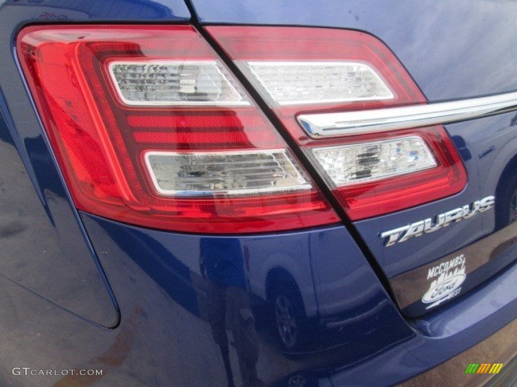 2015 Taurus SEL - Deep Impact Blue Metallic / Charcoal Black photo #9