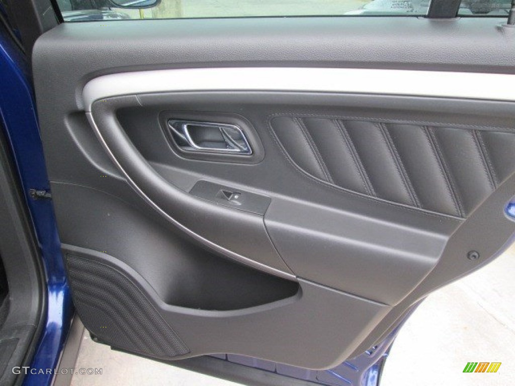 2015 Taurus SEL - Deep Impact Blue Metallic / Charcoal Black photo #16