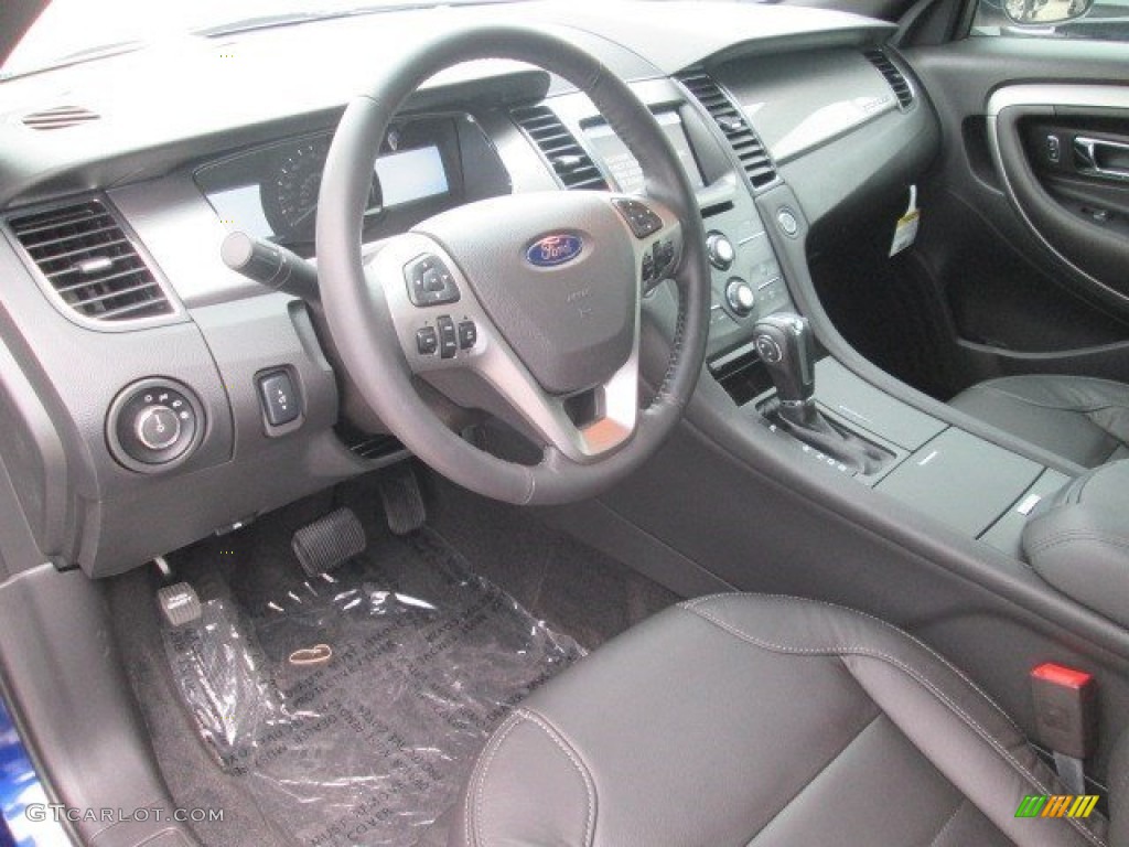 2015 Taurus SEL - Deep Impact Blue Metallic / Charcoal Black photo #25