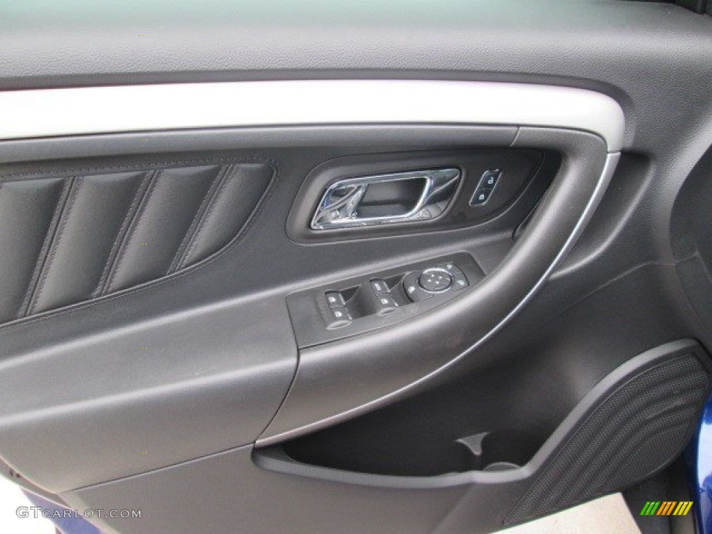 2015 Taurus SEL - Deep Impact Blue Metallic / Charcoal Black photo #26
