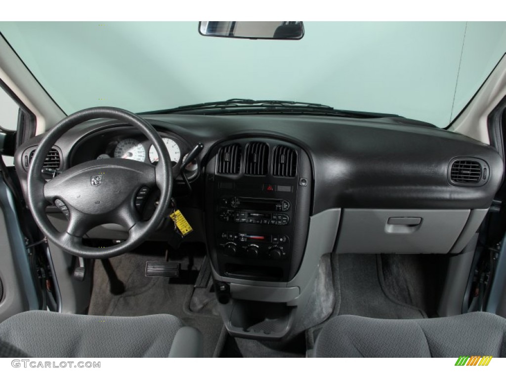 2005 Grand Caravan SE - Butane Blue Pearl / Medium Slate Gray photo #21