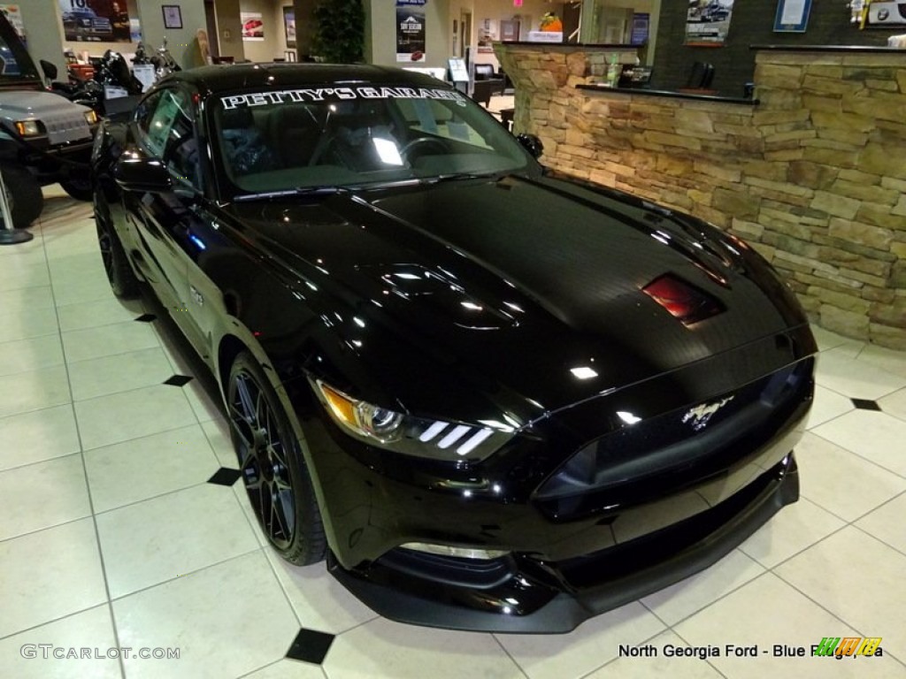 2015 Mustang Roush Stage 1 Pettys Garage Coupe - Black / Ebony photo #8