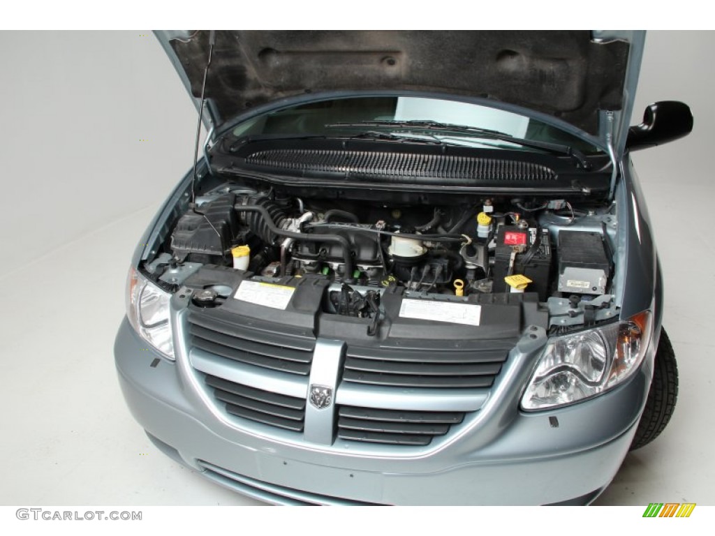 2005 Grand Caravan SE - Butane Blue Pearl / Medium Slate Gray photo #49