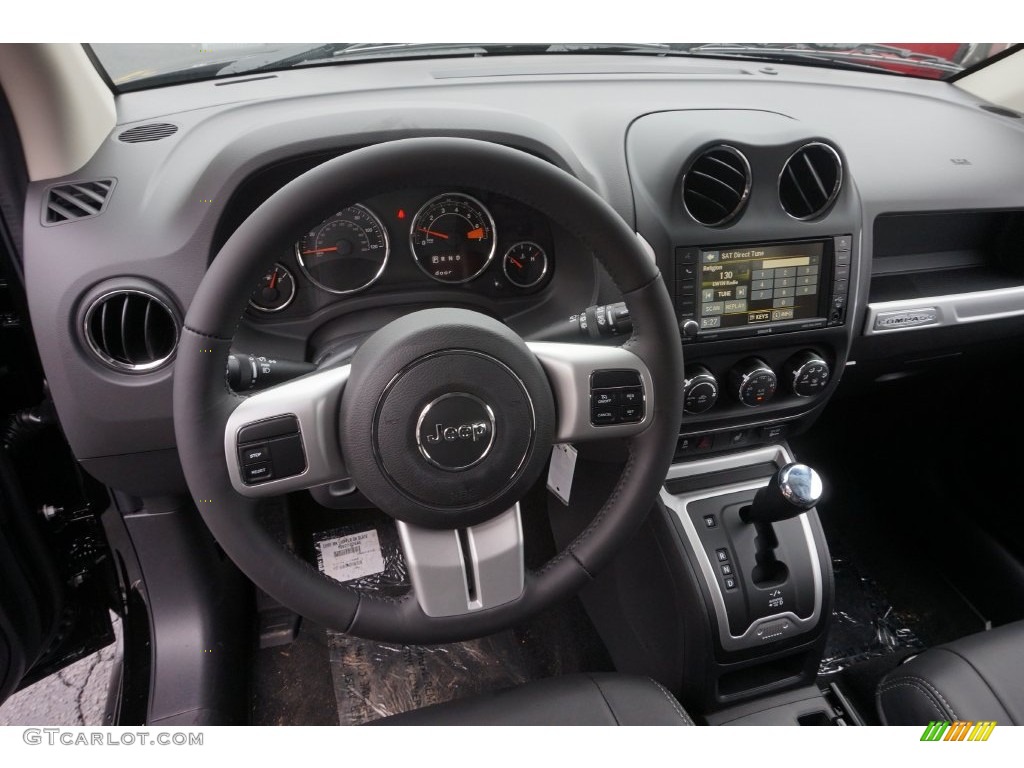 2016 Jeep Compass High Altitude Dark Slate Gray Dashboard Photo #108459340