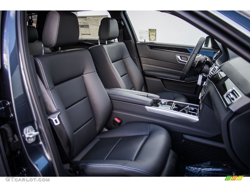 Black Interior 2016 Mercedes-Benz E 350 4Matic Wagon Photo #108460027