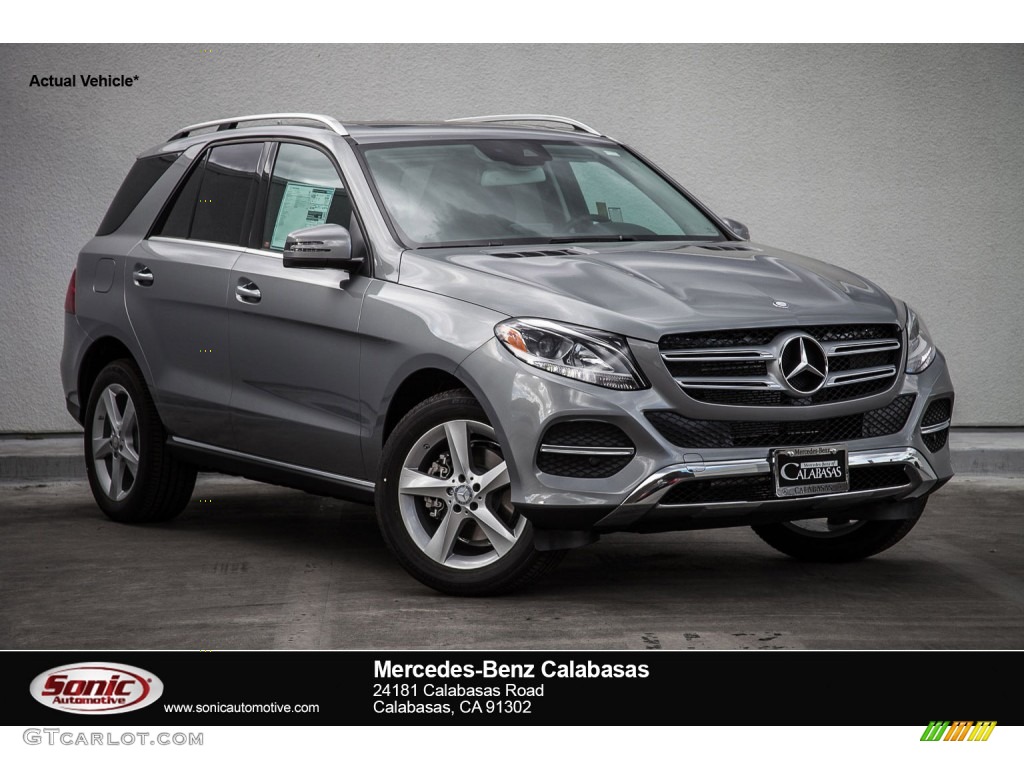 2016 GLE 350 - Palladium Silver Metallic / Black photo #1