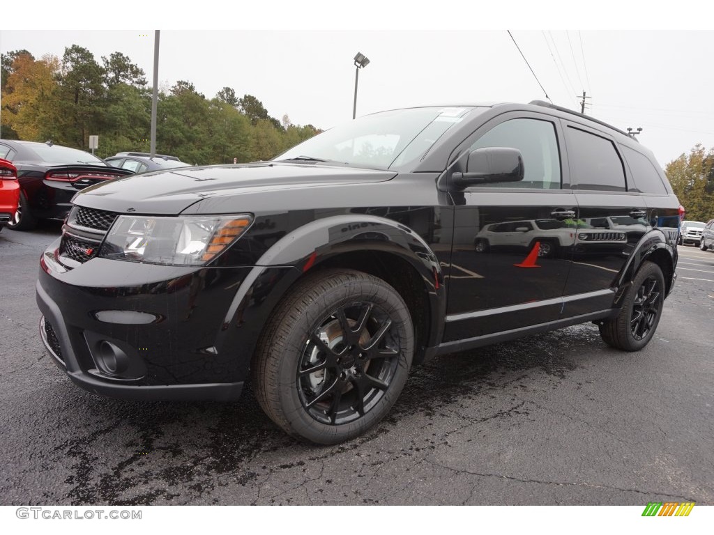 Pitch Black 2016 Dodge Journey SXT Exterior Photo #108460279
