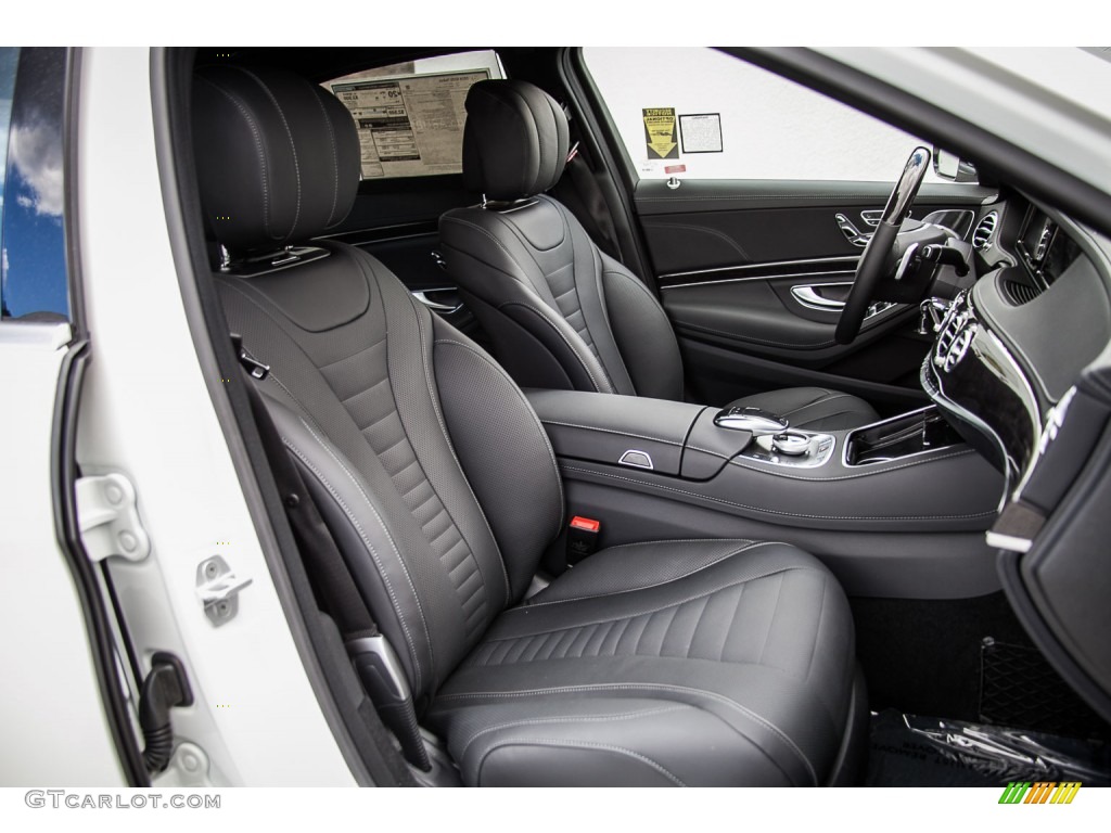 Black Interior 2016 Mercedes Benz S 550 Sedan Photo
