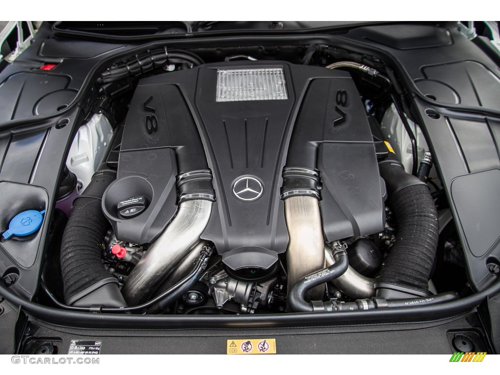 2016 Mercedes-Benz S 550 Sedan 4.7 Liter biturbo DI DOHC 32-Valve VVT V8 Engine Photo #108461033