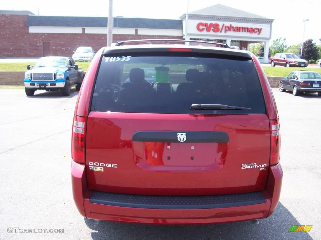 2009 Grand Caravan SE - Inferno Red Crystal Pearl / Medium Slate Gray/Light Shale photo #9