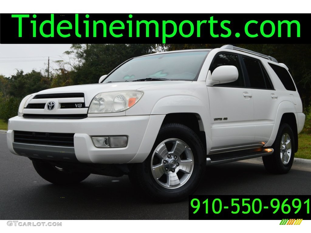 2003 4Runner Limited 4x4 - Natural White / Stone photo #1