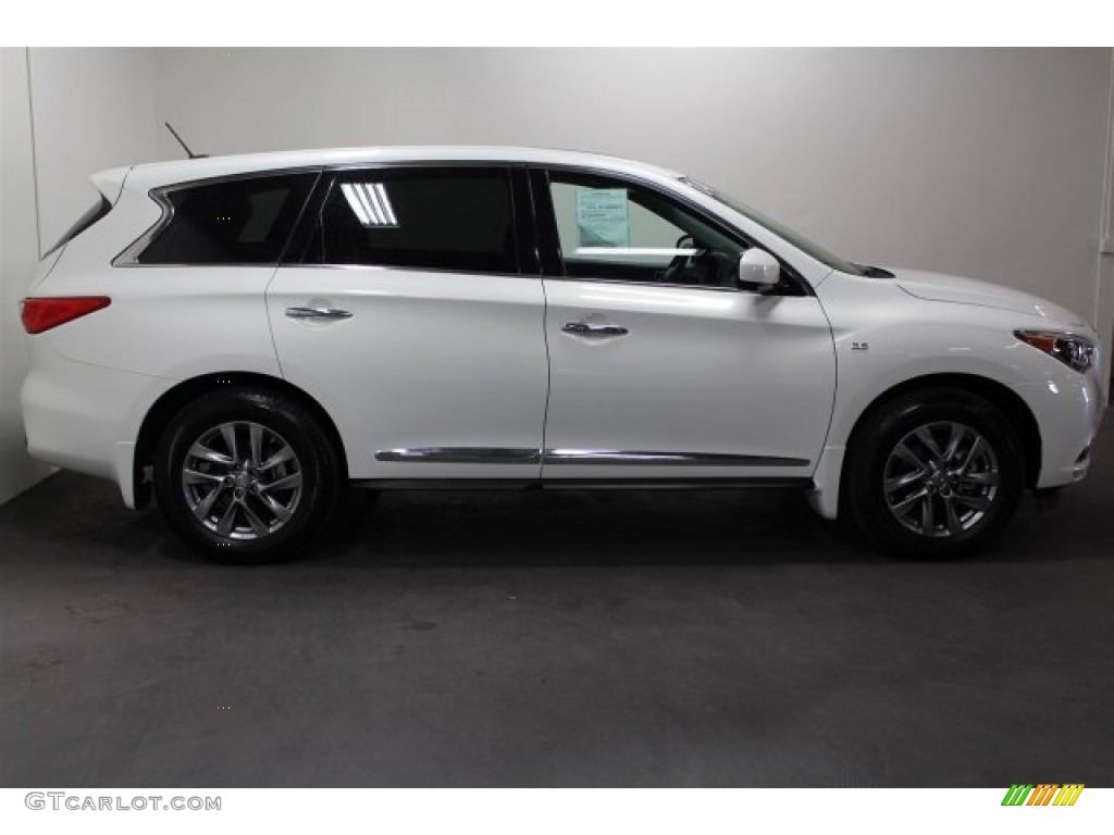 Moonlight White 2014 Infiniti QX60 3.5 Exterior Photo #108465562