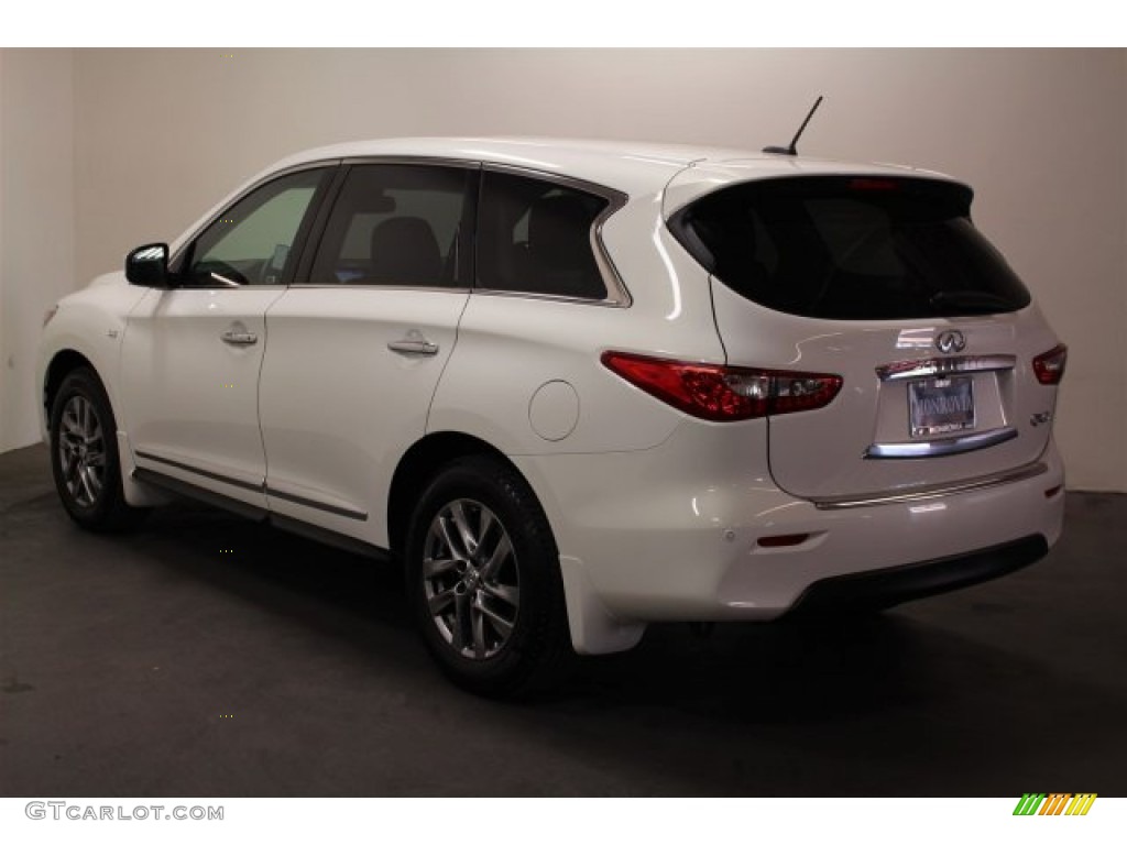 2014 QX60 3.5 - Moonlight White / Graphite photo #3