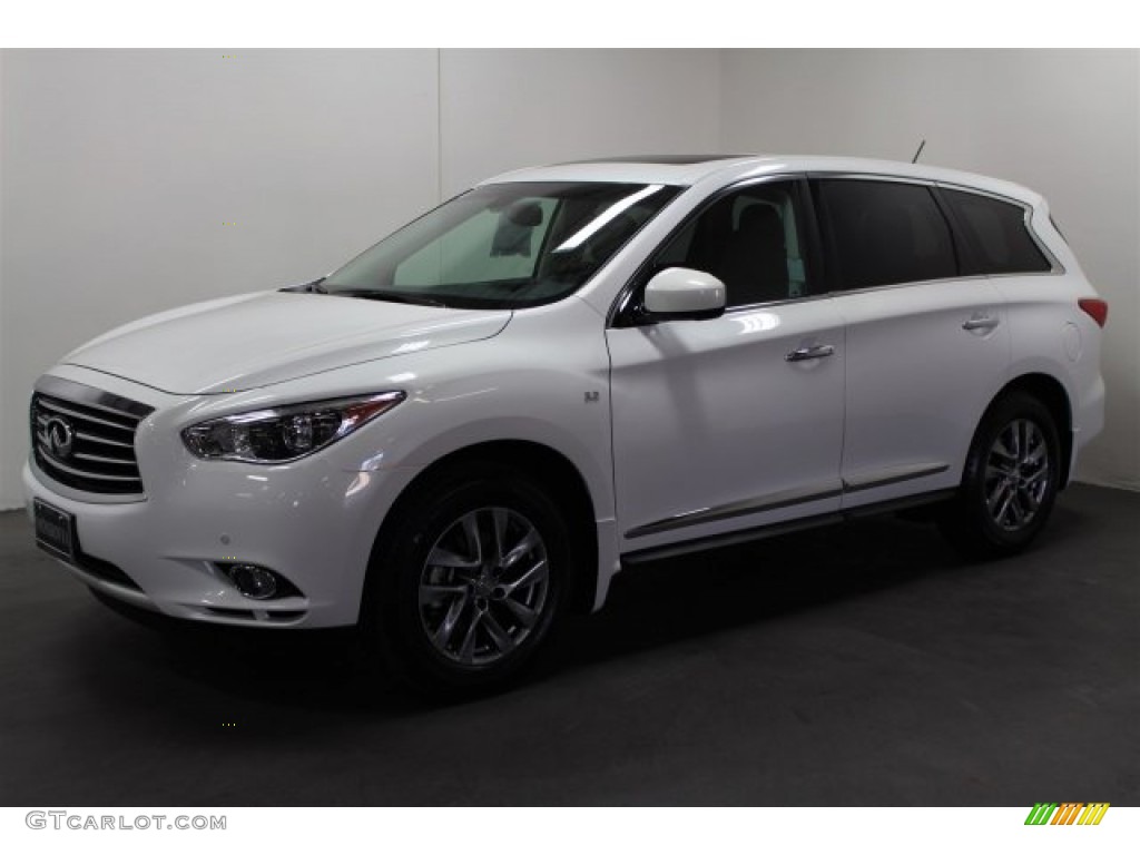 2014 QX60 3.5 - Moonlight White / Graphite photo #5