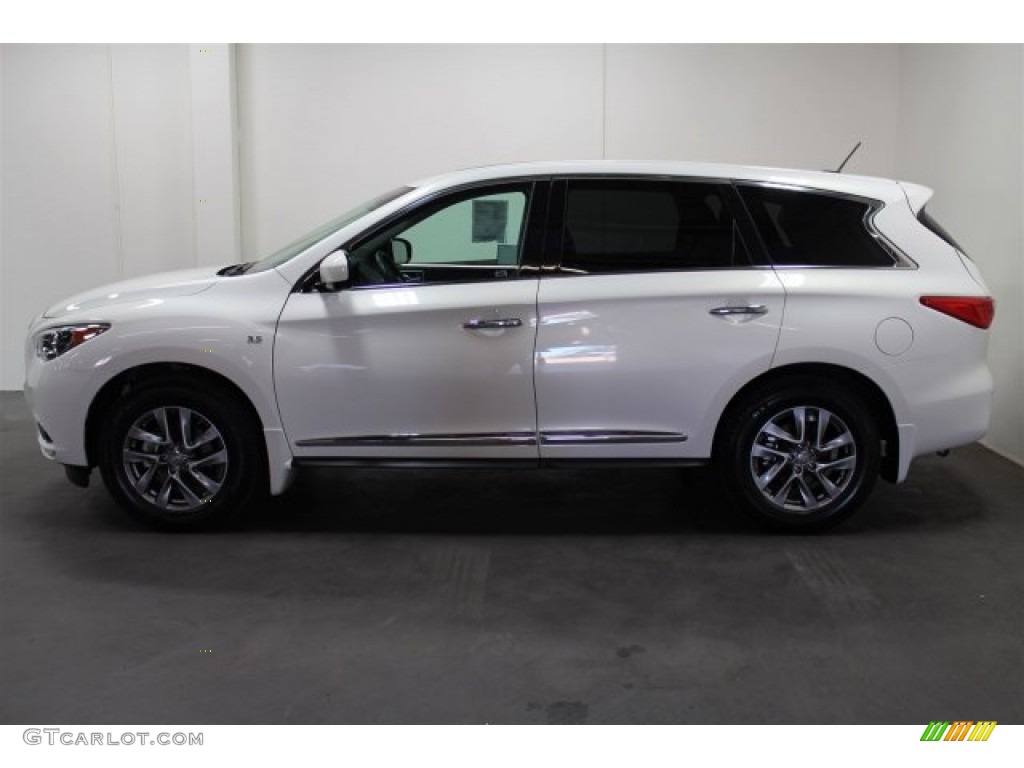 2014 QX60 3.5 - Moonlight White / Graphite photo #6