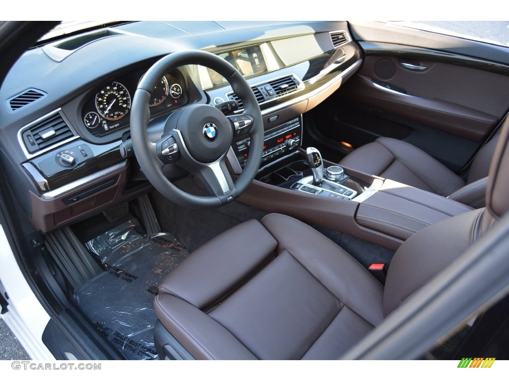 Mocha/Black Interior 2015 BMW 5 Series 535i xDrive Gran Turismo Photo #108465994