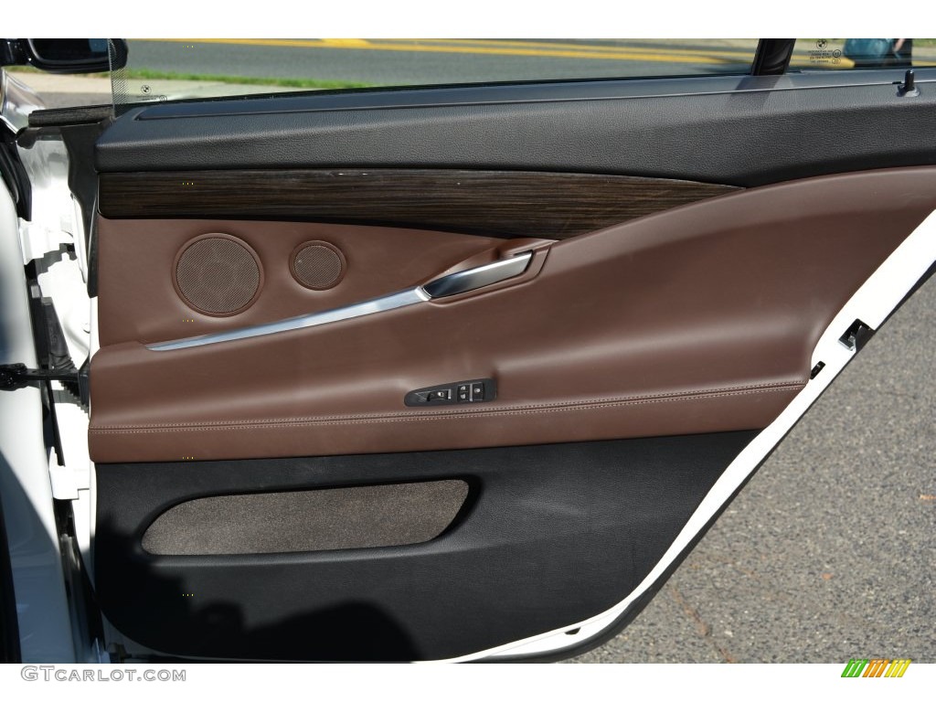 2015 BMW 5 Series 535i xDrive Gran Turismo Mocha/Black Door Panel Photo #108466168