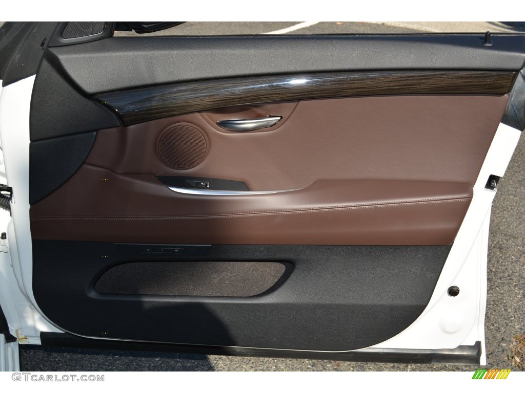 2015 BMW 5 Series 535i xDrive Gran Turismo Mocha/Black Door Panel Photo #108466195