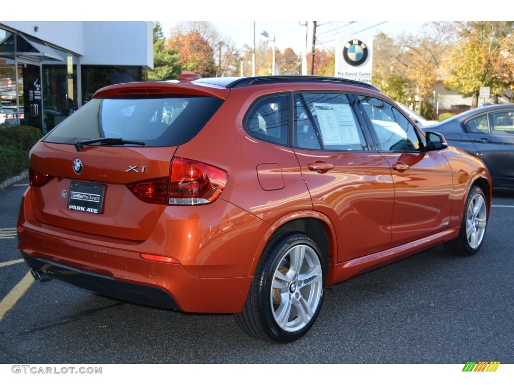 2013 X1 xDrive 28i - Valencia Orange / Black photo #3
