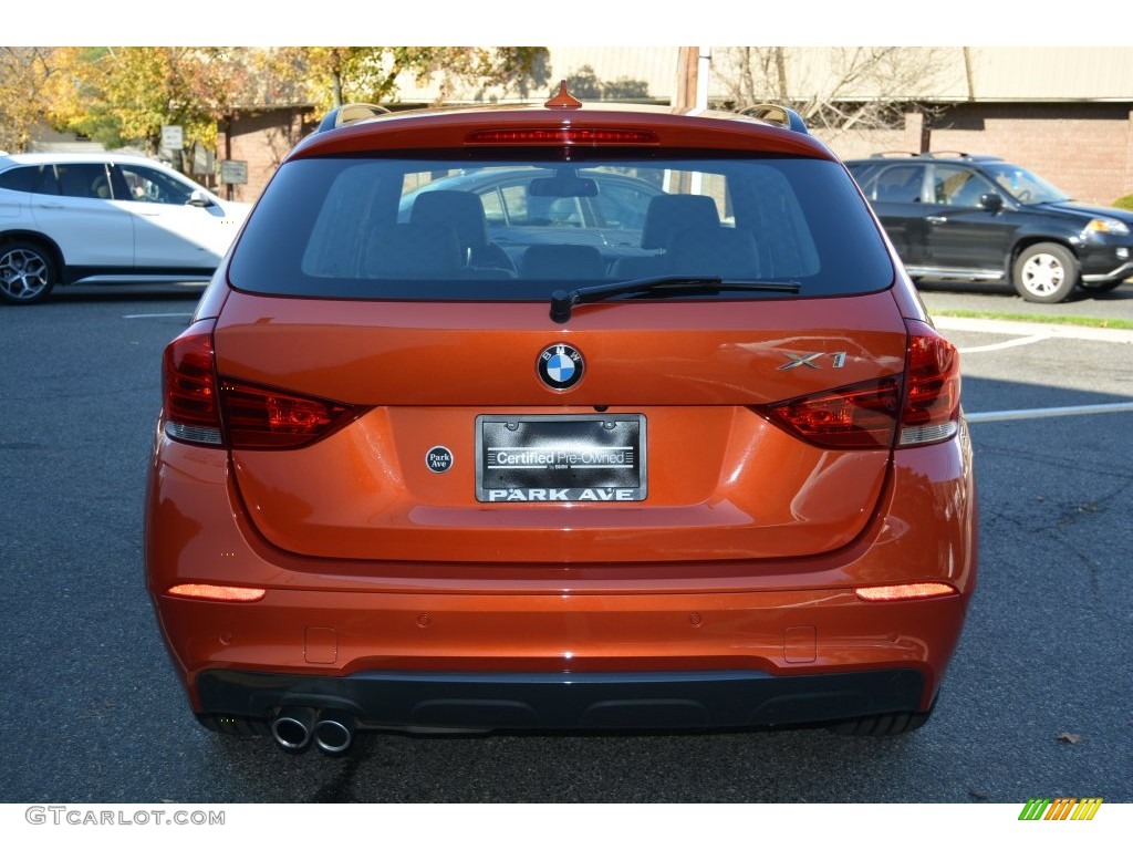 2013 X1 xDrive 28i - Valencia Orange / Black photo #4