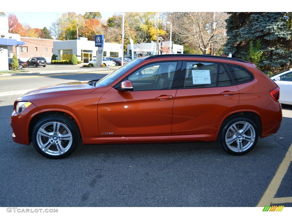 Valencia Orange 2013 BMW X1 xDrive 28i Exterior Photo #108466789