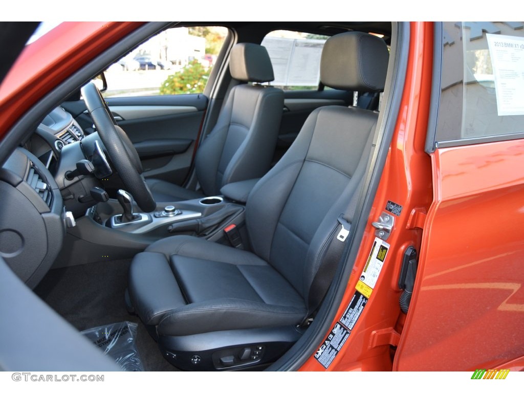 2013 X1 xDrive 28i - Valencia Orange / Black photo #13