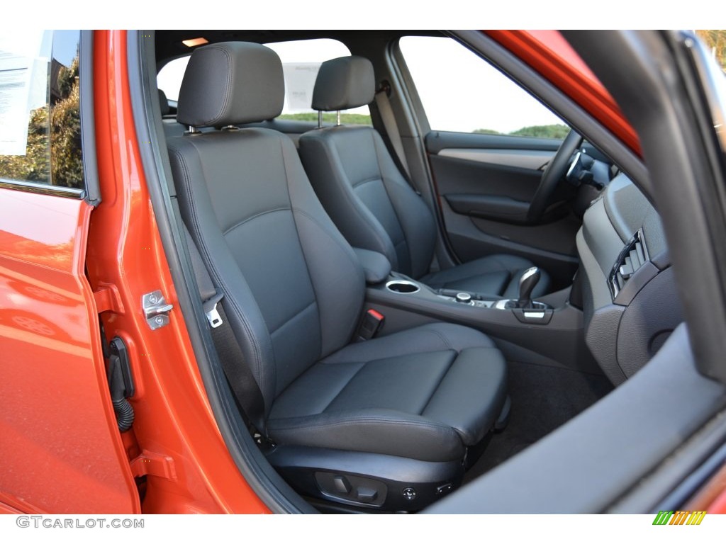 2013 X1 xDrive 28i - Valencia Orange / Black photo #29