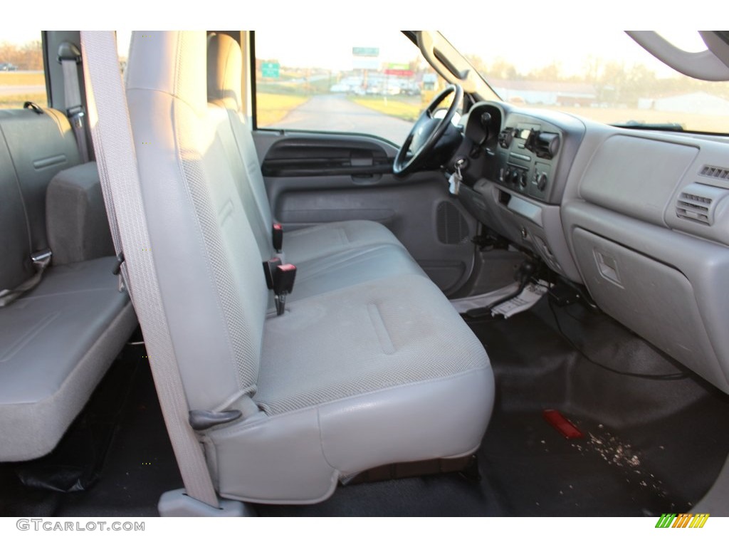 2007 F250 Super Duty XL SuperCab 4x4 - Oxford White Clearcoat / Medium Flint photo #10
