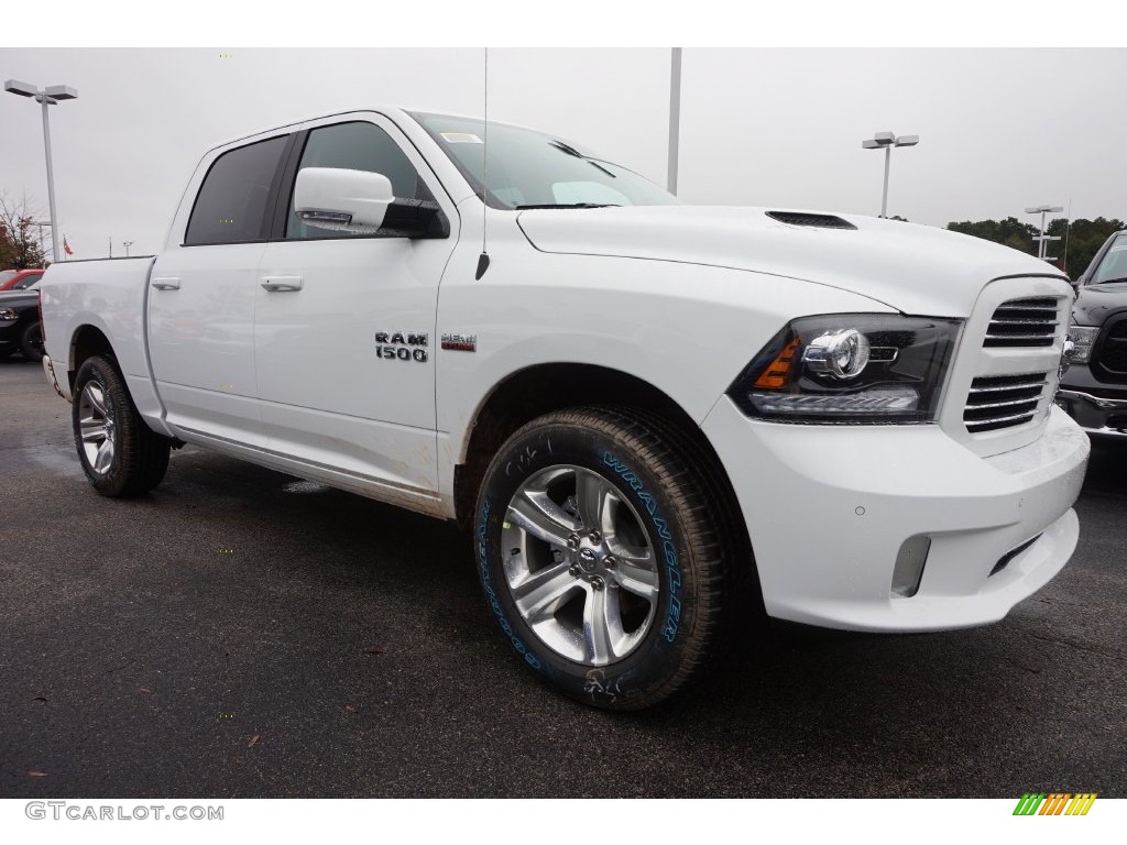 Bright White 2016 Ram 1500 Sport Crew Cab Exterior Photo #108469438