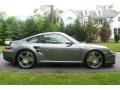 2007 Meteor Grey Metallic Porsche 911 Turbo Coupe  photo #7