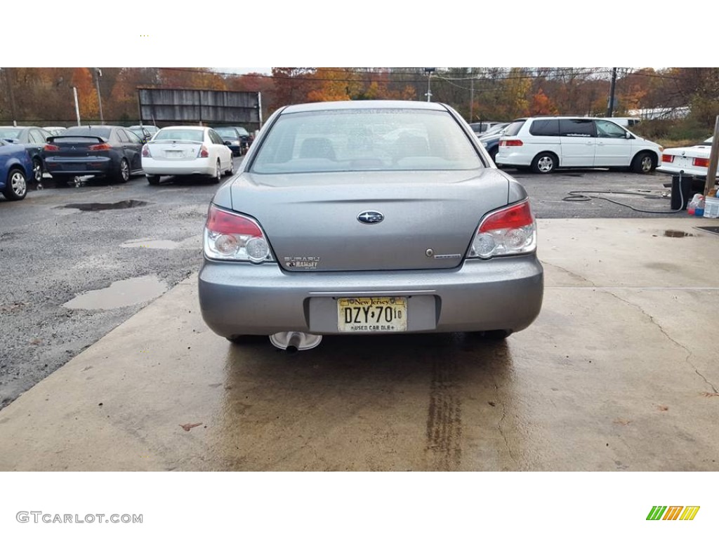 2007 Impreza 2.5i Sedan - Urban Gray Metallic / Anthracite Black photo #6