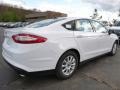 2016 Oxford White Ford Fusion S  photo #2