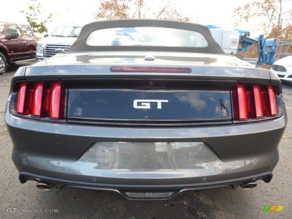 2016 Mustang GT Premium Convertible - Magnetic Metallic / Ebony photo #3