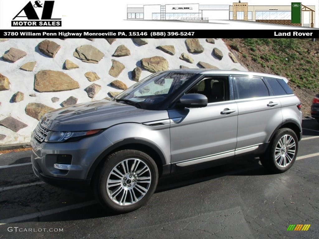 2012 Range Rover Evoque Prestige - Orkney Grey Metallic / Ebony photo #1