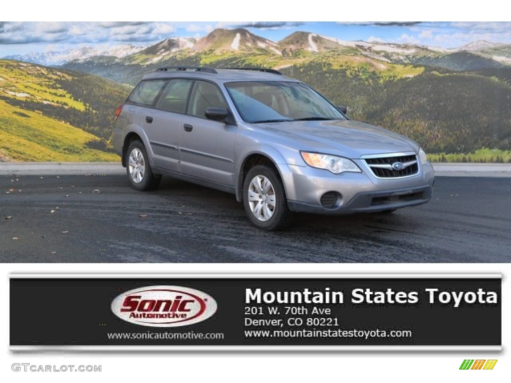 2008 Outback 2.5i Wagon - Quartz Silver Metallic / Off Black photo #1