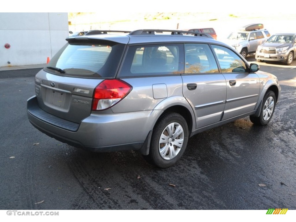2008 Outback 2.5i Wagon - Quartz Silver Metallic / Off Black photo #2