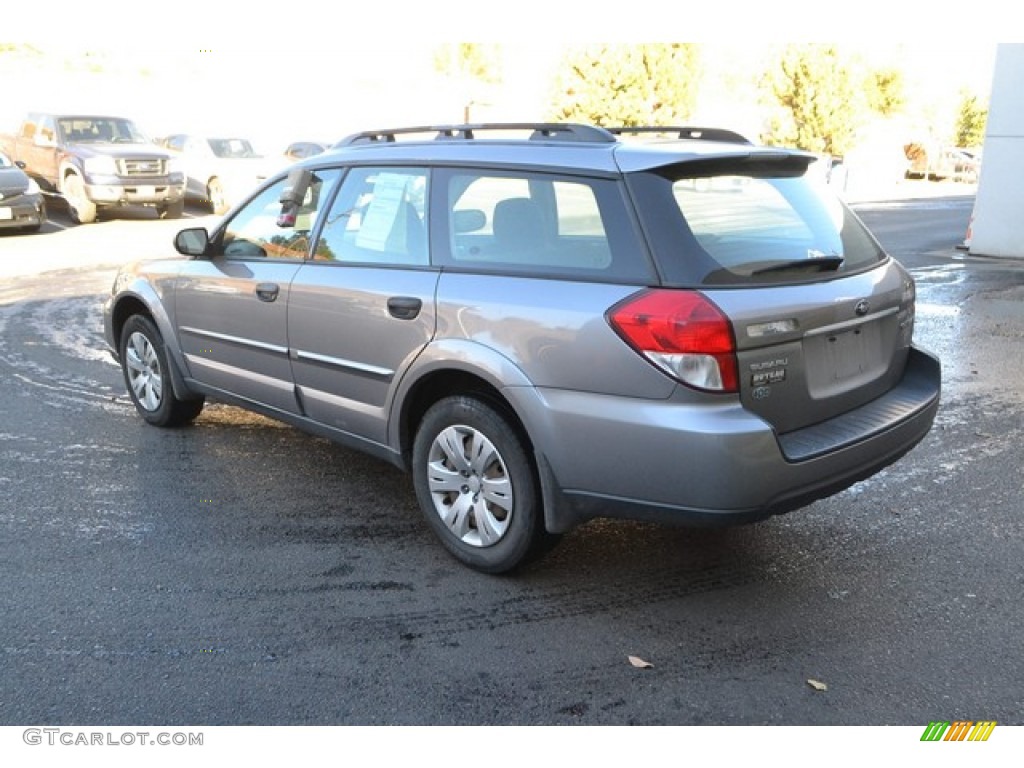 2008 Outback 2.5i Wagon - Quartz Silver Metallic / Off Black photo #4