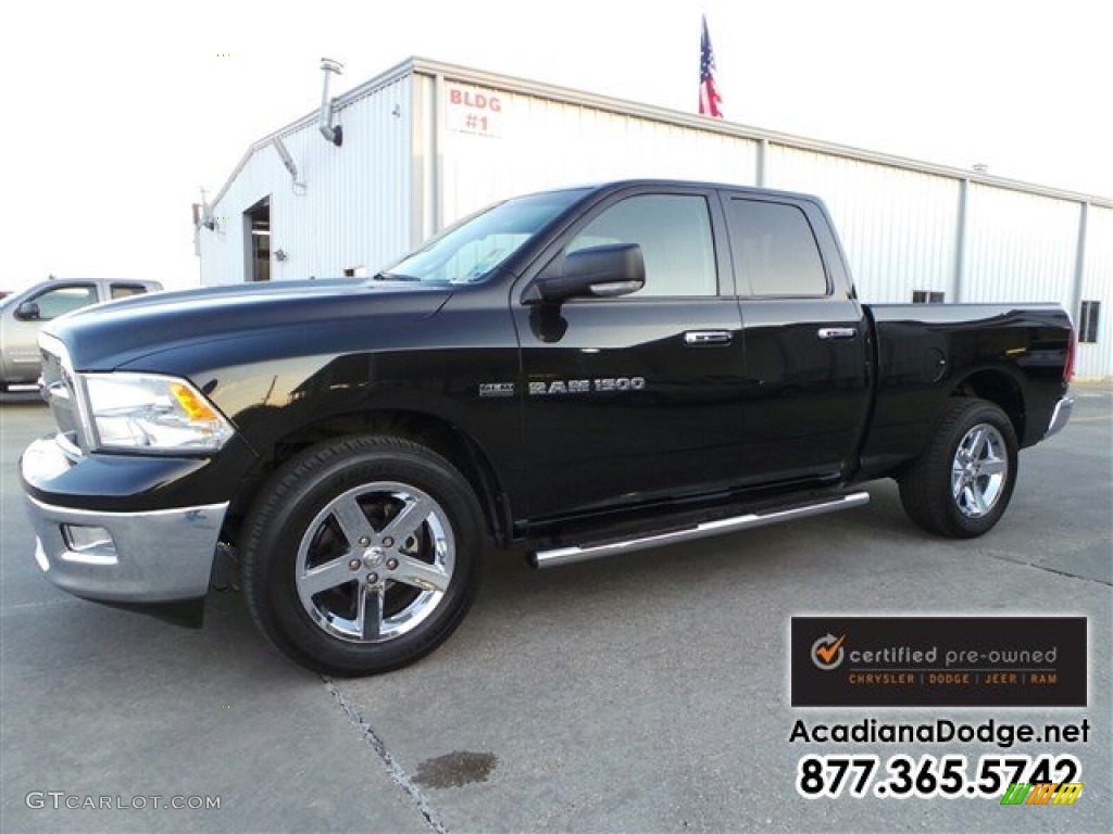 Brilliant Black Crystal Pearl Dodge Ram 1500