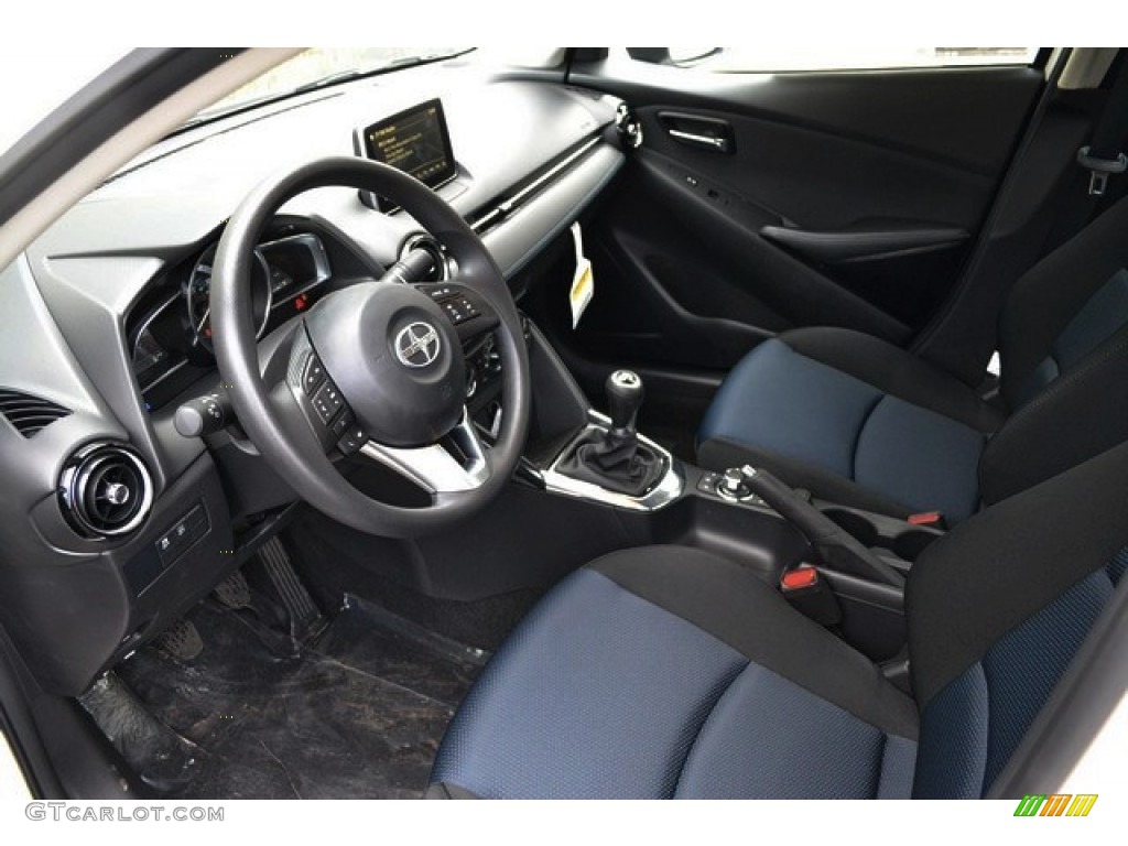Blue/Black Interior 2016 Scion iA Sedan Photo #108476041